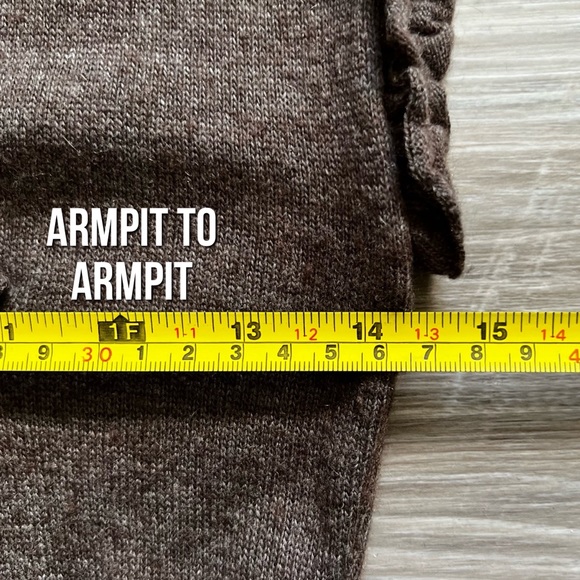 Anthro Knitted & Knotted : brown sweater dress - Picture 11 of 12